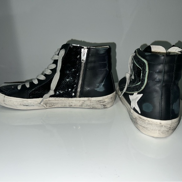 Golden Goose Black Sequin Slides size 36 - Picture 7 of 11